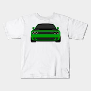 DODGE DEMON FRONT GREEN Kids T-Shirt